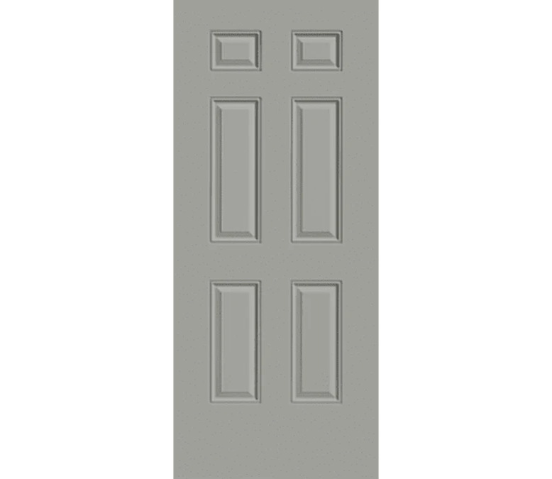 Columbus 6 Panel Steel Entry Door