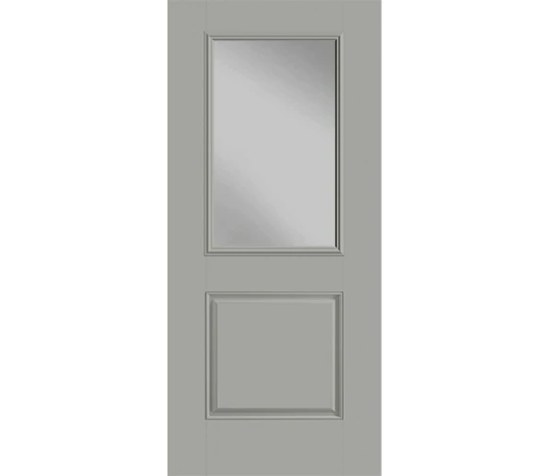 Columbus One Half Light 1 Panel Fiberglass Entry Door