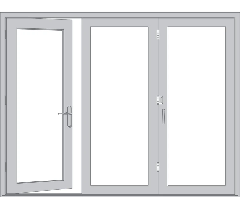 Columbus Pella Architect Reserve Series Contemporary Bifold Patio Door