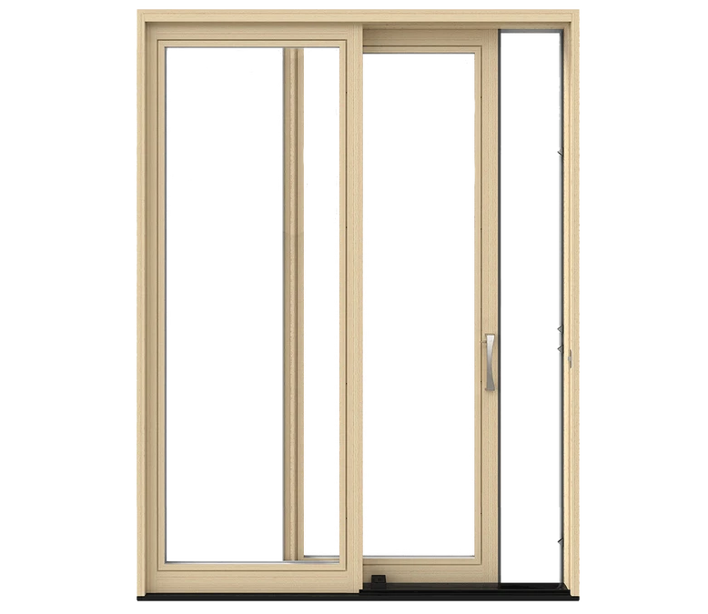 Columbus Pella Lifestyle Series Wood Sliding Patio Doors